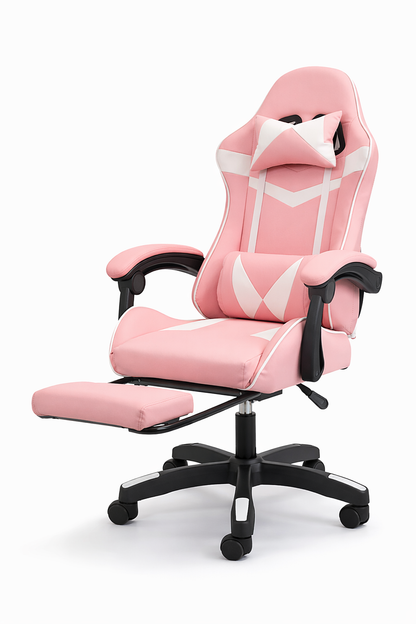 Silla Gamer Reclinable Ergonomica Con Reposapies Escritorio