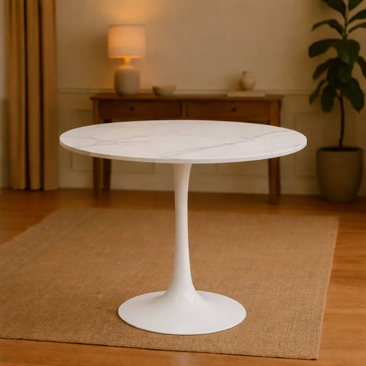 Mesa Redonda Tulip Mesa Cocina Comedor 80x75cm Mesa Living