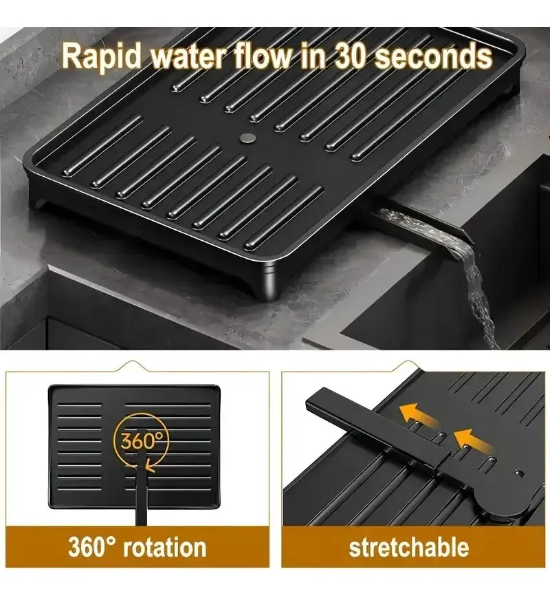 Escurridor De Lozas Secaplatos 2 Niveles Acero Inoxidable