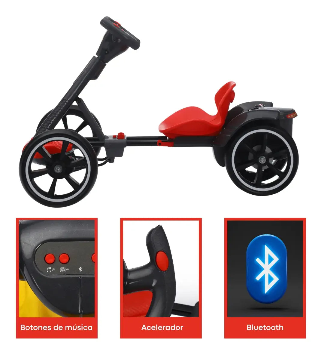 Go Kart Electrico A Bateria Auto Go Kart Plegable Infantil