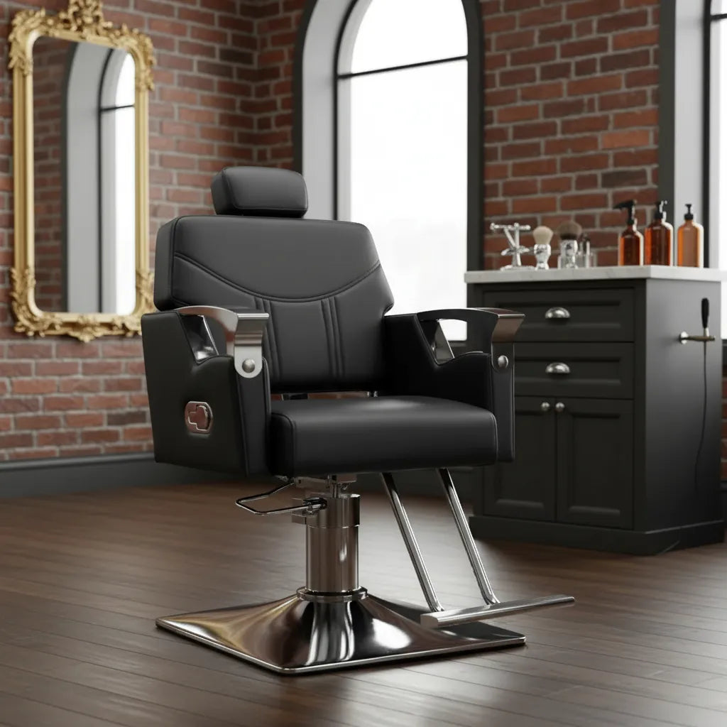 Silla Barberia Sillon Estetica Silla Hidraulica Reclinable