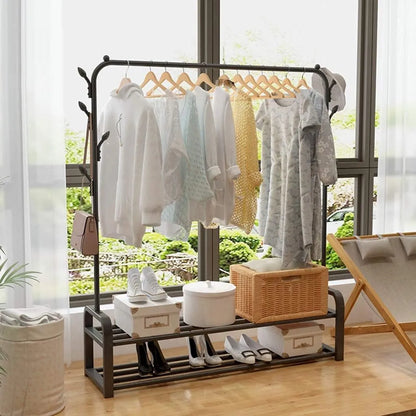 Perchero Rack Zapatero Rack Organizador Colgador Zapatos Blanco