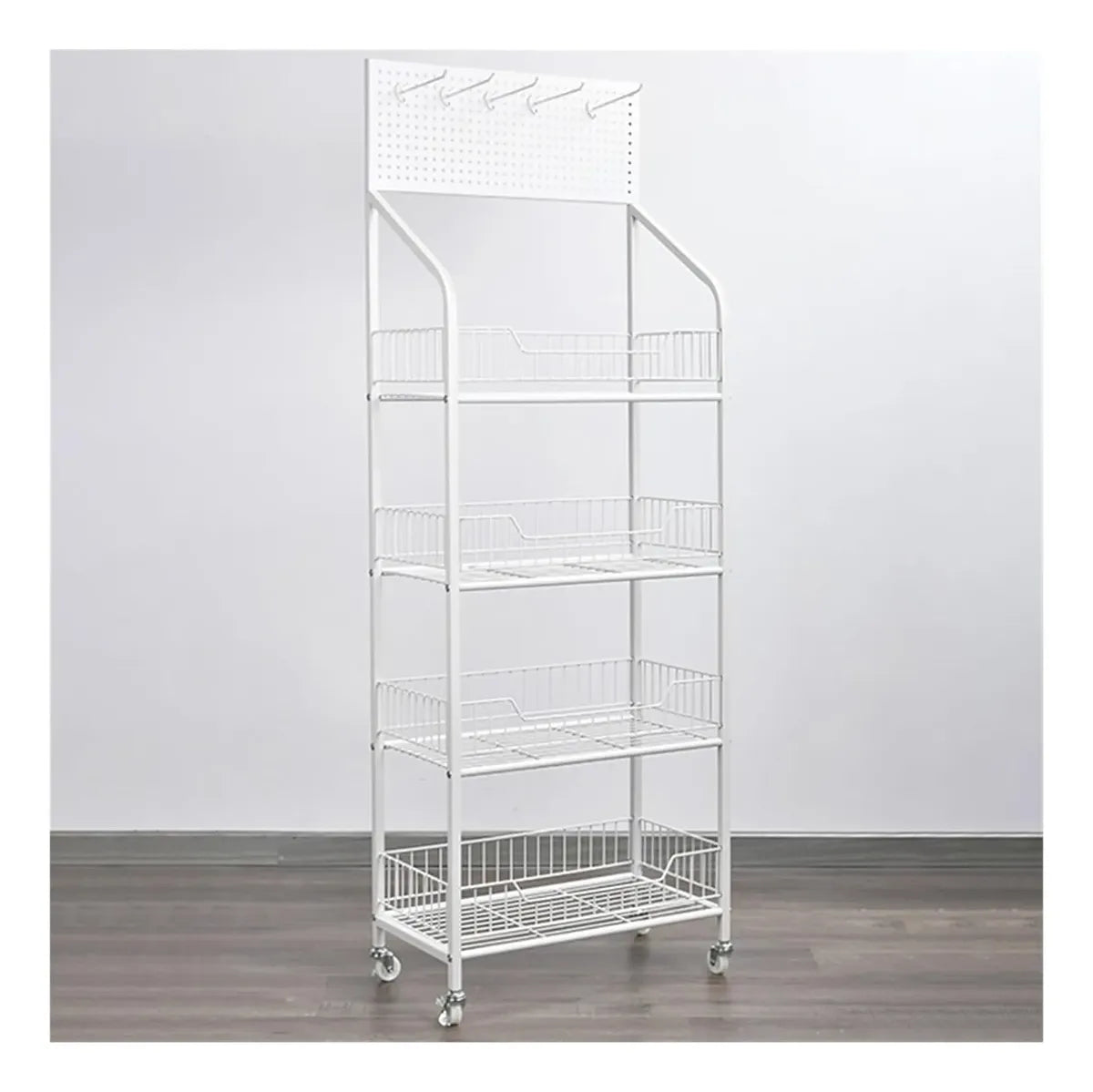 Exhibidor Metalico 4 Niveles Estanteria Minimarket 146x60cm