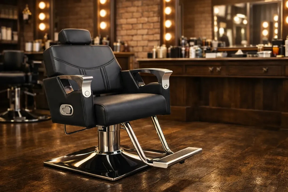Silla Barberia Sillon Estetica Silla Hidraulica Reclinable