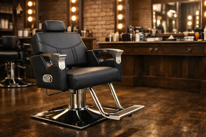 Silla Barberia Sillon Estetica Silla Hidraulica Reclinable