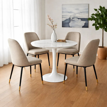 Mesa Redonda Tulip Mesa Cocina Comedor 80x75cm Mesa Living