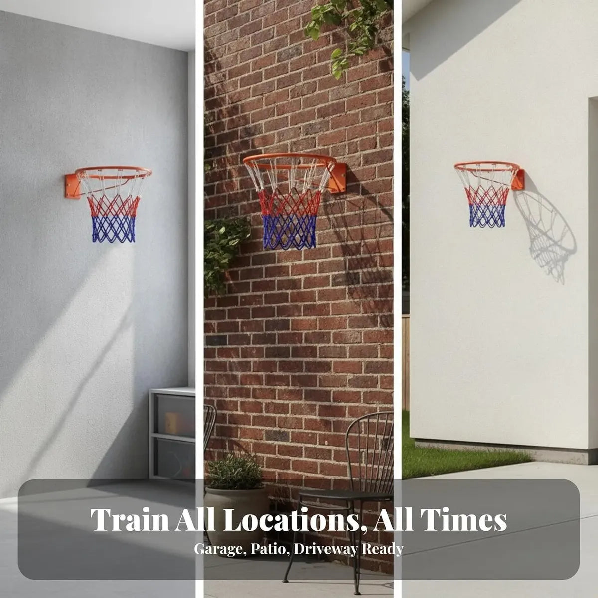 Aro De Basquet Canasta Reforzada Con Red Medida Profesional