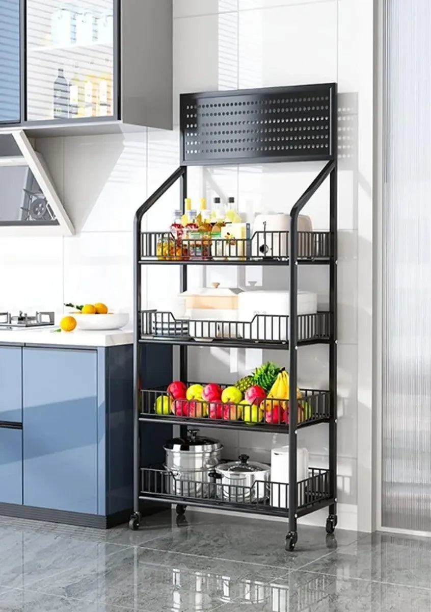 Exhibidor Metalico 4 Niveles Estanteria Minimarket 146x60cm
