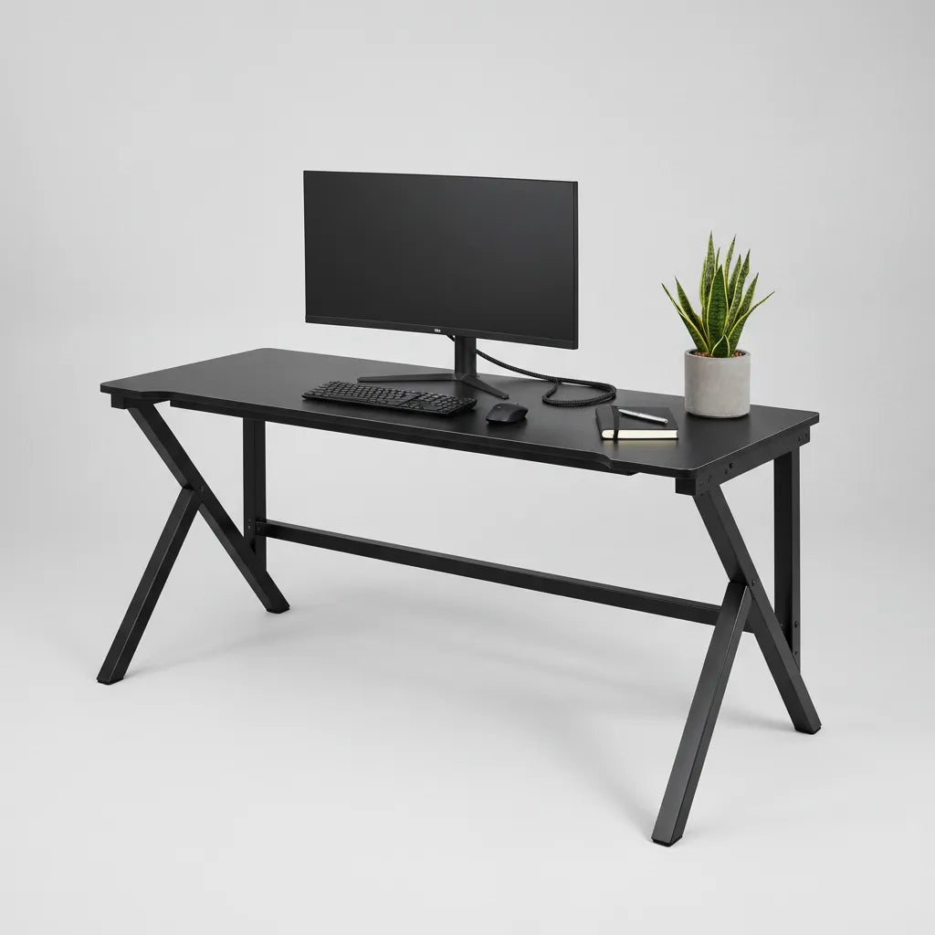 Escritorio Oficina Mesa Gamer Escritorio Gamer 120x60cm 13mm