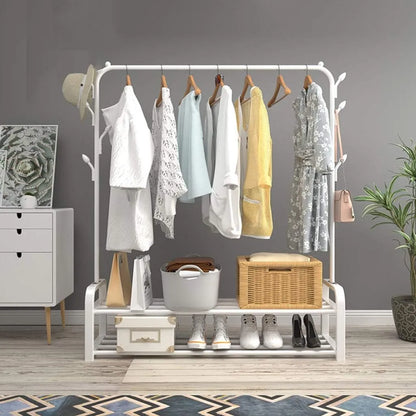 Perchero Rack Zapatero Rack Organizador Colgador Zapatos Blanco