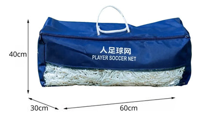 2 Mallas Futbol 7 Malla Gruesa Red Arco Futbolito 5.5x2.1mt