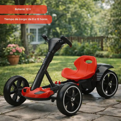 Go Kart Electrico A Bateria Auto Go Kart Plegable Infantil