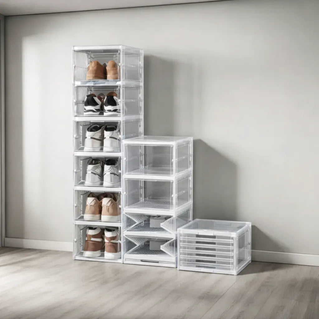 6 Cajas Organizadoras Zapatos Zapatero Zapatera Plegable