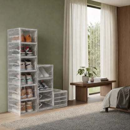 6 Cajas Organizadoras Zapatos Zapatero Zapatera Plegable