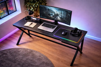Escritorio Oficina Mesa Gamer Escritorio Gamer 120x60cm 13mm