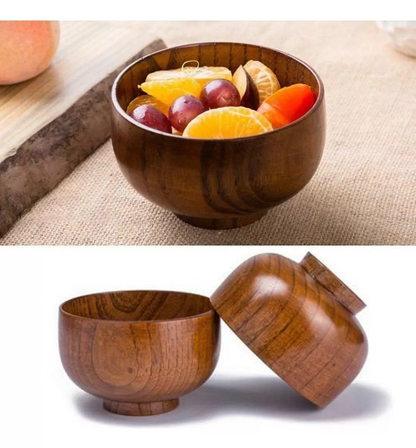 Bowl Madera Bowl Picoteo Bowl Sopa Bowls De Madera 11x7cm