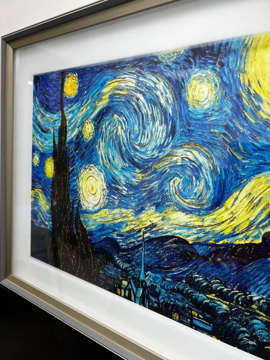 Cuadros Decorativos Noche Estrellada Cuadros Living 52x42cm
