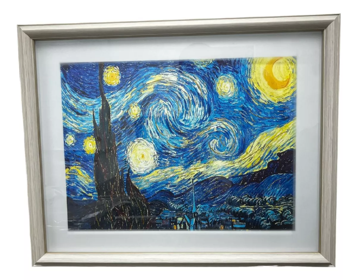 Cuadros Decorativos Noche Estrellada Cuadros Living 58x48cm