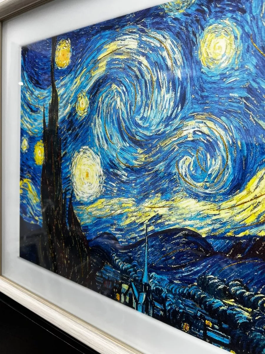 Cuadros Decorativos Noche Estrellada Cuadros Living 58x48cm