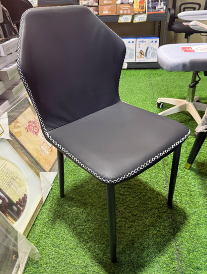 Juego Comedor Juego Mesa Comedor 4 Sillas Ecocuero 90x0cm