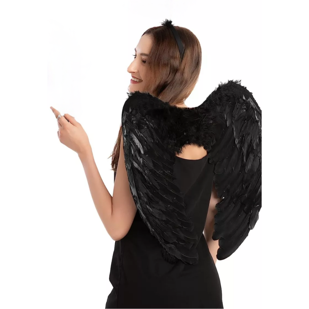 Alas Angel Plumas Cosplay Disfraz Halloween 58x36cm