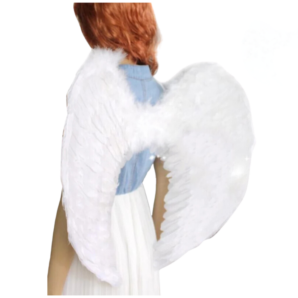 Alas Angel Plumas Cosplay Disfraz Halloween 58x36cm