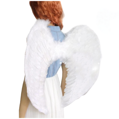 Alas Angel Plumas Cosplay Disfraz Halloween 58x36cm