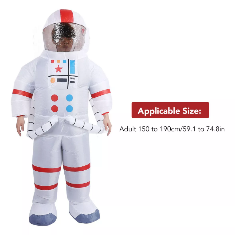 Disfraz Inflable De Astronauta Para Adultos Poliéster 210t Halloween