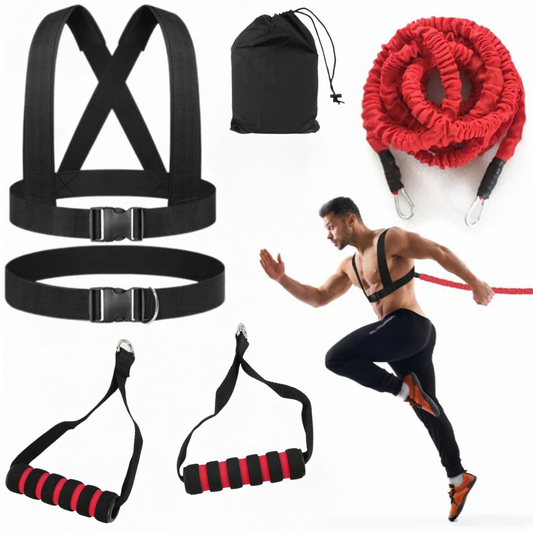Kit Banda Entrenamiento Cuerda Velocidad Resistencia 2.20m