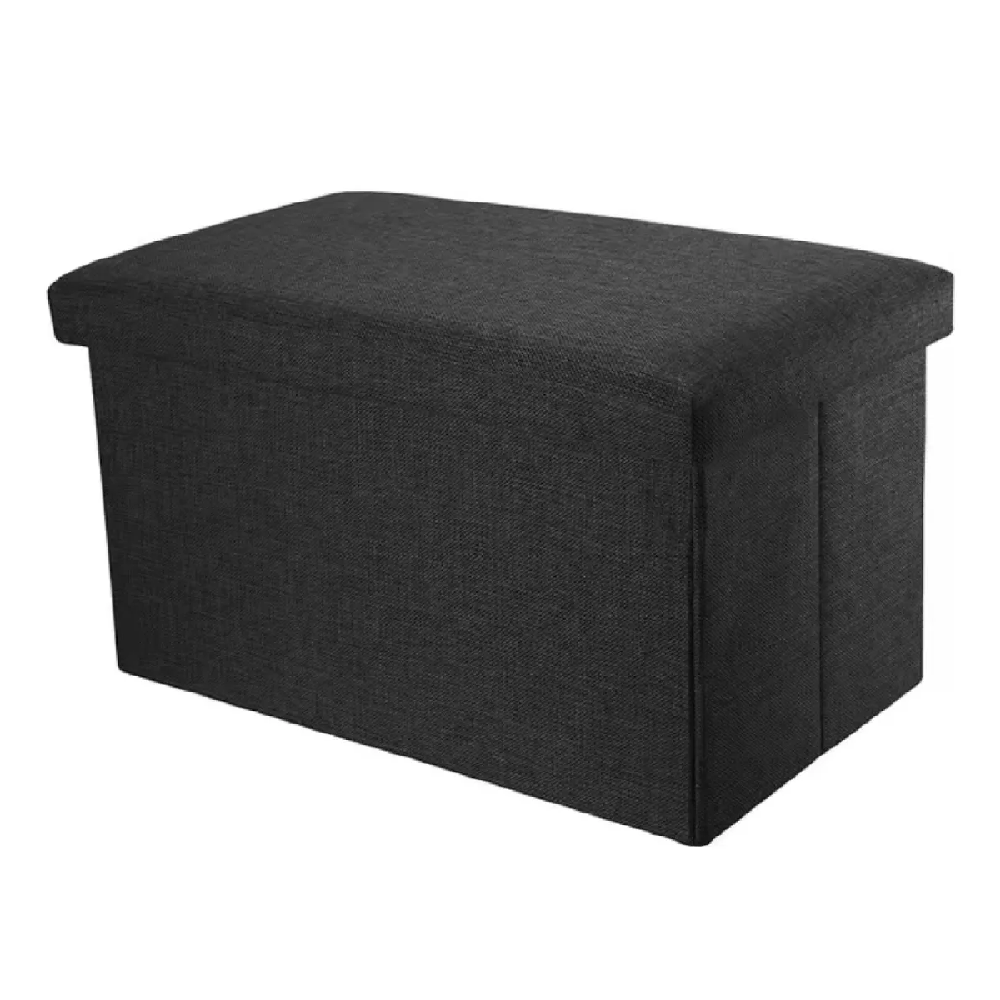 Puff Organizador Banqueta Baul Sofa Puff Asiento 49x30cm