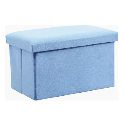 Puff Organizador Banqueta Baul Sofa Puff Asiento 49x30cm