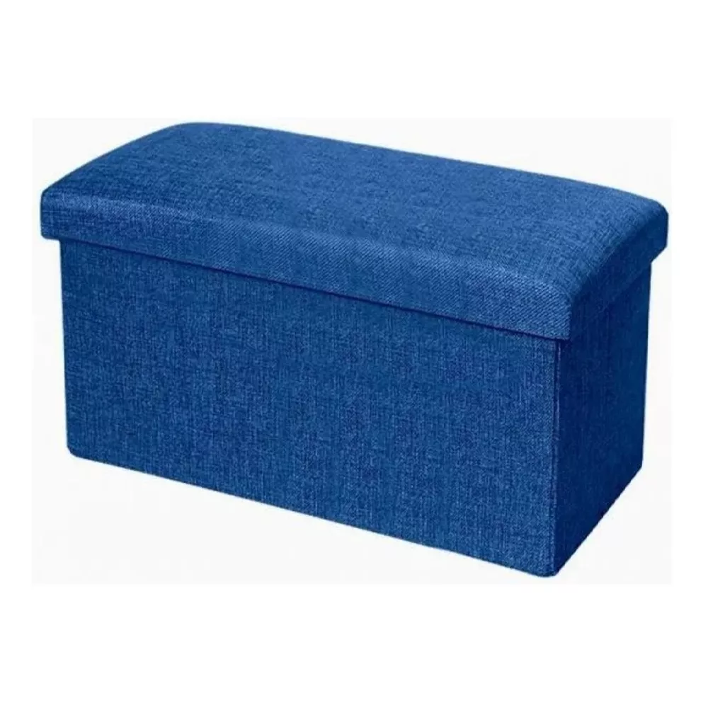 Puff Organizador Banqueta Baul Sofa Puff Asiento 49x30cm