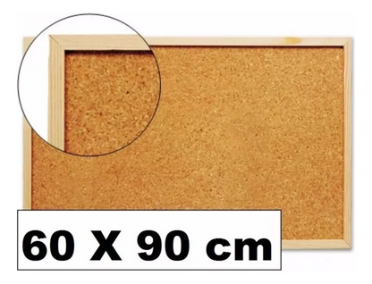 Pizarra Corcho 60x90 Cm Diario Mural Corcho Pizarra Corchos