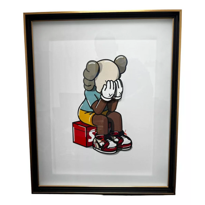 Cuadros Decorativos Moderno Cuadro Living Kaws 46x56cm