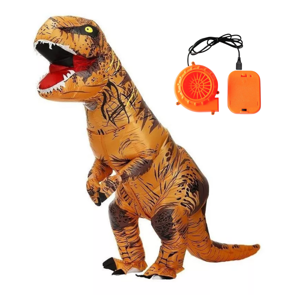 Disfraz Dinosaurio T-rex Inflable Motor Incluido Halloween Adulto