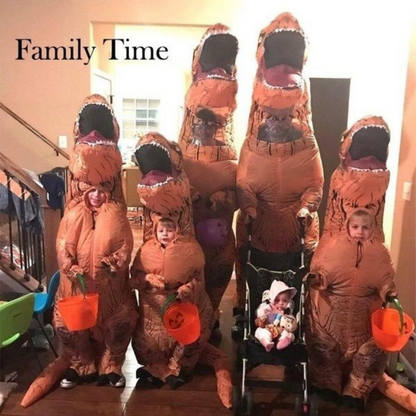 Disfraz Dinosaurio T-rex Inflable Motor Incluido Halloween Adulto