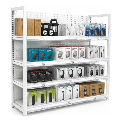 Exhibidor Metalico 4 Niveles Estanteria Minimarket 124x130cm