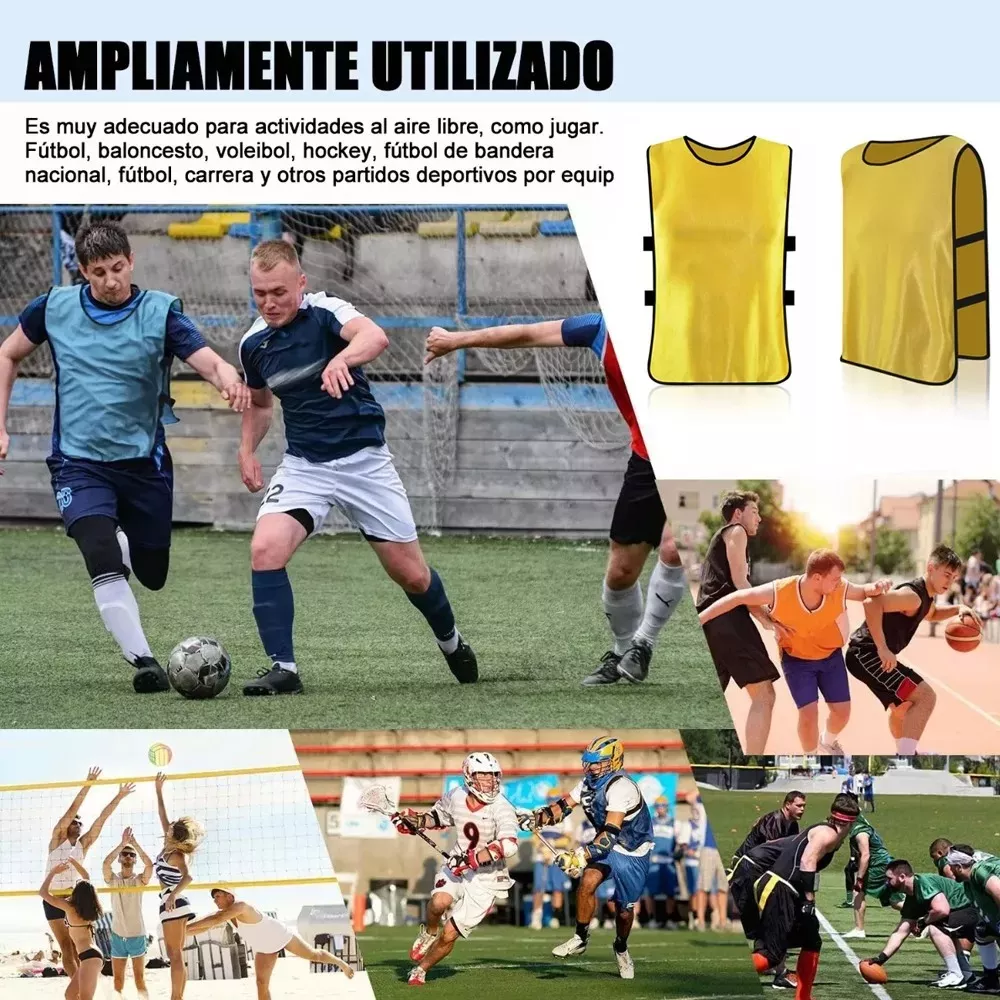 Petos Deportivos Futbol Adulto Talla L Petos Deportivos