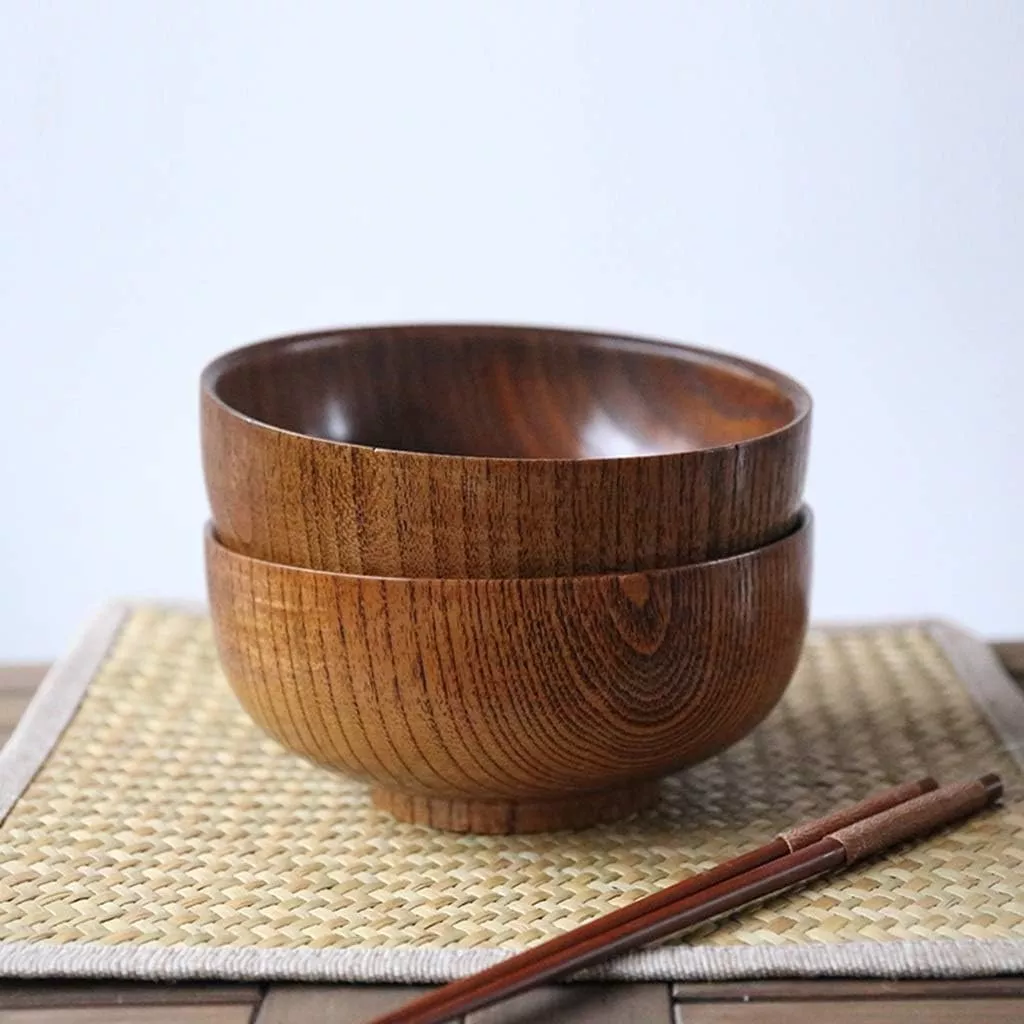 Bowl Madera Bowl Picoteo Bowl Sopa Bowls De Madera 14x8cm