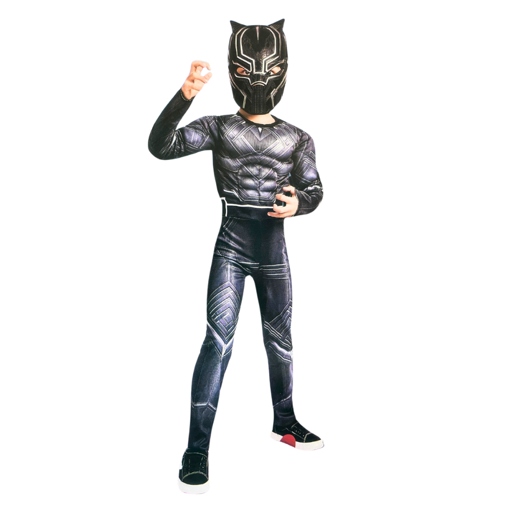 Pantera Negra Disfraz Niño Black Panther Super Heroes Marvel