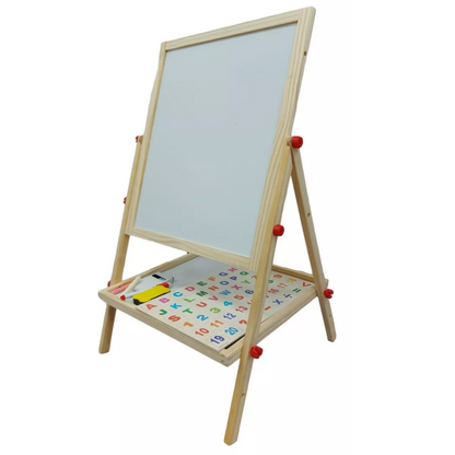 2-1 Pizarras Para Niños Pizarra Negra Pizarron Blanco 65x37x34cm