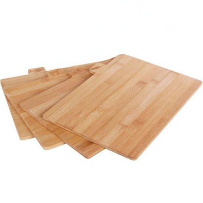 Set 4 Tablas De Cortar De Cocina Bambu Tabla Picar Alimentos